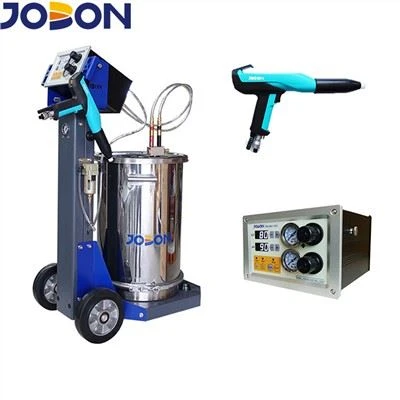 Machine de revêtement en poudre manuelle JOBON M2 adaptée au moyeu de roue, au profilé en aluminium, à la clôture, etc.